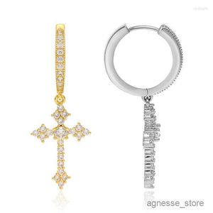 Stud Hoop örhängen 18K Guld Dainty Hanging Dingle Silver Jewelry for Women Men R230619