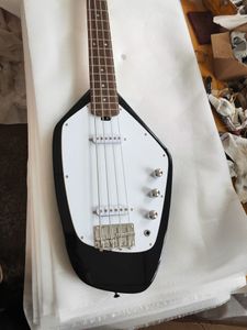 4-strängar Vox Phantom IV Black Electric Bass Guitar Maple Neck 20 Frets Chrome Guitar Parts