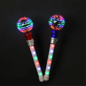Novelty Games Meteor Storm LED Changing Pattern Spinner Wand 230619
