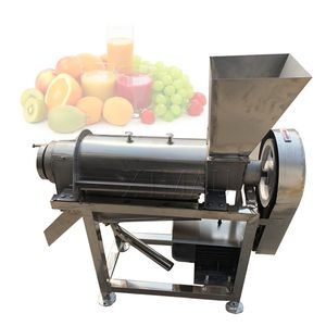 Edelstahl-Schraube, industrielle Obst-Apfel-Wassermelone-Mango-Ananas-Saft-Zerkleinerungsmaschine, Entsafter-Extraktionsmaschine