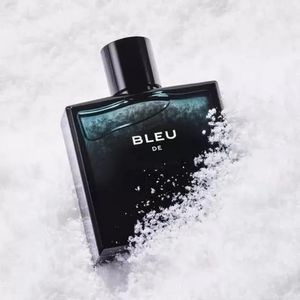 Parfums Man Perfume Male Fragrance Masculine EDT 100ML Citrus Woody Spicy and Rich Fragrances Dark blue-gray thick glass bottle body fast delivery