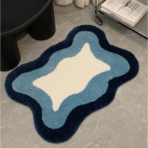 Mattor sängplats matta fluffig gradient badmat mjukt fast badrum matta funktion ingång golvmatta anti slip dyn estetisk heminredning 230617