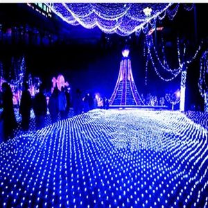 3M x2M 210 LED Fairy String Xmas Tree Mesh Curtain Ceiling House Window Wall Net Light Festival Christmas Holiday Decoration AC1102747