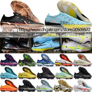 Hochwertige Fußballschuhe Phantom GT2 Elite FG Niedrige Version Neymars Fußballschuhe Herren Weltmeisterschaft Weiches Leder Bequeme geschmeidige Trainings-Fußballschuhe US 6,5-12