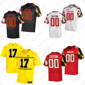 Camisas personalizadas de futebol americano universitário NCAA Maryland Terrapins Mason McDonald Chambers Clubb DeGuzman Felton Haughton Jr. Holloway Jones Jones Knotts Manning
