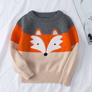 Pullover 2023 Girls Boys Cartoon Sweater Children Clothing Baby Knitted Tops Autumn Spring 17Yrs Kids 230619