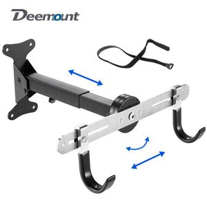 Bike Frames Deemount 3 dimensional Adjust Wall Mount for MTB Road Hanging Storage Kids Scooter Foldable Hook Telescopic Bicycle Holder 230619