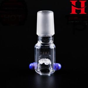 Glass Smoking Pipes Manufacture Hand-blown bongs Purple embellished glass cigarette accessories stopper