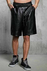 Męskie szorty skórzane szorty męskie oryginalne miękkie jambsin sportowy gimnastyk przyczynowy spodni ZL01 230619