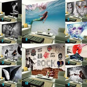 Wallpapers Custom Wallpaper Modern Cartoon Wing Beauty Girl Art Wall Mural Living Room Bedroom Papel De Parede 3d