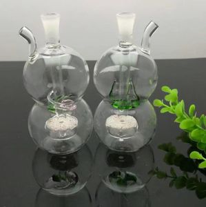 ガラス喫煙パイプ製造手吹きボングHulu Sand Core Silent Water Smoke Bottle