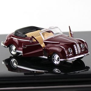 Diecast Model Car Simulation Model of Vintage Car Autobahn Polizei Classic Car Model Off-Road Metal Ornament Birthday Cake Ornaments 230617