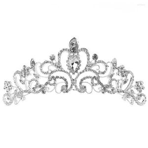 Presilhas de cabelo noiva princesa cristal strass tiara casamento formatura coroa pente véu bandana