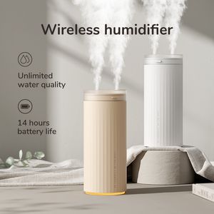 Essential Oils Diffusers JISULIFE Small Humidifiers 500ml Desk Humidifier Night Light Function Quiet Electric Aroma Diffuser Air Car 230617