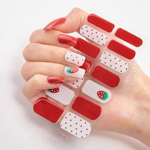 Tırnak Çıkartmaları Noel Giyin Up Glitter Serisi Moda Cilası Minimalist Tasarım Nailart Sticker Dekorasyon Şeritleri