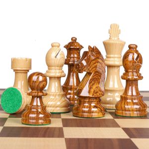 Шахматные игры немецкий рыцарь Staunton Chessmen 34 Тяжелые шахматы устанавливают заргамные развлечения для развлечений развлечений детской головоломки подарка 230617