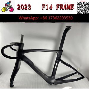 Car Truck Racks F14 Telaio per bici da strada T1000 Telaio per bicicletta in carbonio Telaio per freno a disco BB68BSA con manubrio XDP DPD UPS 230617