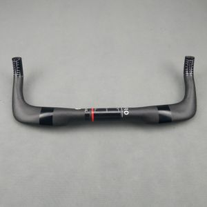 Bisiklet gideri bileşenleri Bisiklet Bullhorn Talebar Karbon TT Bar Yolu Dinlenme Handlbars Siyah 3K Mat 31.8 380 400 420 440mm triatlon gideri 230619