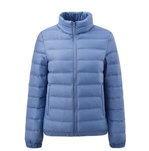 2023 neue 90% weiße ente unten unten jacke winter stehkragen licht unten jacke mantel frauen