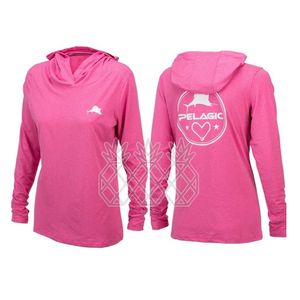 Другие спортивные товары Пелагические женские рыбацкие рубашки с рубашками ультрафиолетовая защита одежды Camisa Pesca против протокола с длинными рукавами.