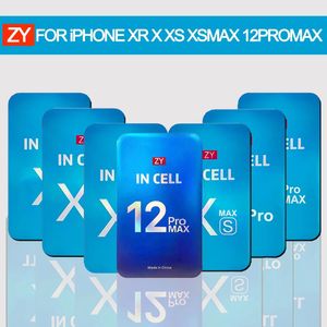 ZY OEM LCD Ekran Ekran İncell Cep Telefonu Dokunmatik Paneller Sayısallaştırıcı Montaj Değiştirme Parçaları İPhone X XR XS MAX 11 12 13 14 PLU MAX MAX için