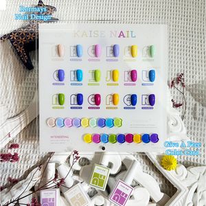 RORMAYS 18 Farbgel Nagellack Set 15 ml Sommer Neue Regenbogen Macaron Halb permanent Lack Gel UV LED Immersion Nail Art Design Nagel Salon Spezial Gel Großhandel