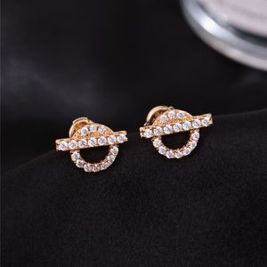 Luxury Gold Earrings Designer Letter Earrings Stud Women Wedding Party Jewerlry