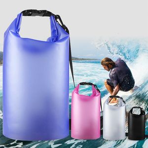 Borse da esterno 1Pc Secchio impermeabile portatile Dry Bag Beach Swimming Diving Phone Storage Pouch 230619