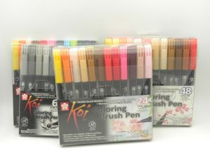 Canetas Pincel Aquarela Conjunto de pincéis cor koi flor de cerejeira tinta à base de água caneta aquarela misturada com cor transparente 230619