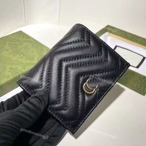 Designer Women Wallet card holder letter square purse clutch bags fashion Date Code Original box marmont purse woman lady girls bag