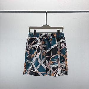 5# Shorts Masculinos de Verão Estilistas Casuais Esportes Na Altura do Joelho Moda Calças de Praia Masculinas de Secagem Rápida Preto e Branco Estampa de Letras Curto Tamanho Asiático M-XXXL#03