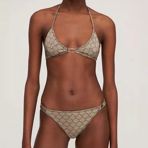 Roupa de banho feminina maiôs designers de luxo biquínis designer letra G sexy duas peças maiô cintura baixa conjuntos de moda praia biquíni de luxo