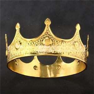 Hair Clips Barrettes Cross border Classic King Crown Prince Princess Coronation Birthday Plating Metal Wedding Large 230619