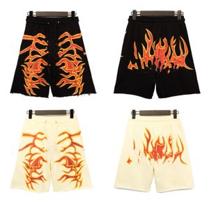 Men's Shorts Outdoor Fashion Angels Letters Flaming Printed Unisex Beach Shorts Mens Womens Fashion Casual Beach Couple Cotton Shorts 230619