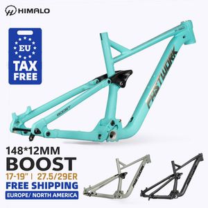 Auto-LKW-Racks Himalo Fahrradrahmen Vollfederung Boost Trail Enduro 148 12 mm 29er 27,5er MTB-Rahmen aus Aluminiumlegierung AM All Mountain 230619