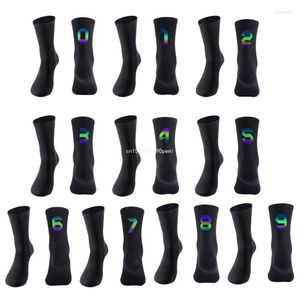 Racing Jackets 1 Pair Breathable Road Bicycles Socks Nylon Mountaineering Anti-Slips Bike Compression For Men Women Dropship