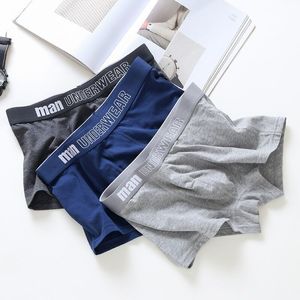 Underpants Men Underwear Boxer Cotton Man Short Breathable Solid Mens Flexible Shorts Boxers Male Underpants 230619