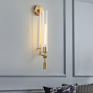 Lampy ścienne nordyckie kreatywne nowoczesne lekkie luksusowe przejście podwójna sypialnia sypialnia lampa nocna