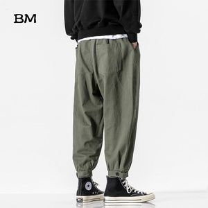 Pants Japanese Streetwear Khaki Pants Kpop Korean Style Clothes Hip Hop Joggers Men Sport Fashions Clothing Army Casual Harem Pants