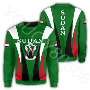 Felpe con cappuccio da uomo Zona africana Uomo Felpa con cappuccio da strada casual da donna Stampata Girocollo Primavera Autunno Manica lunga Felpa sudanese Apex