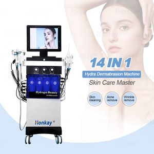 サロンの使用14分の1マルティファンクションビューティー機器Hydra Deep Cleaning Facial Machine MicroDermabrase酸素Aqua Peeling Skin Care Machines for pigment除去