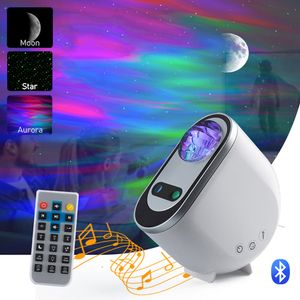 Other Home Garden Northern Light Aurora Projectors Galaxy Star Projector Starry Sky Moon Lamp Decoration Bedroom Home Room Decor Luminaires Gift 230617