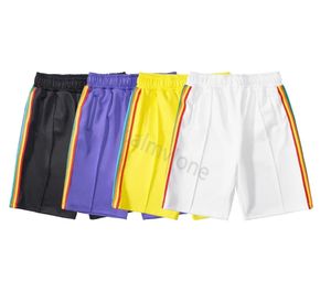 Nya handflator shorts män kvinnor designers korta byxor änglar bokstav tryck remsa webbing casual fempunkt kläder sommar strandkläder palmsangels s-xl