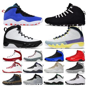 Nowy 2023 męskie buty do koszykówki 10 9s jumpman 9 10s cząstek szary Jordens zmienia świat Chile Red Fire University Gold Westbrook klasa 2006 trenerzy trampki US 7-13