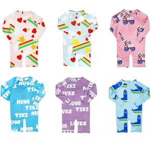 Shorts Kids Swimsuit Girls Boys Summer Hugo Short Sleeve One Pieces Baby Swimwear Children's Beachwear Clothings Teenagers 230617