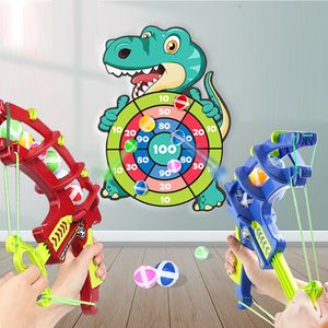 Darts Montessori Dartscheibe Ziel Sportspiele Kinderspielzeug 3–7 Jahre Outdoor-Spielzeug Kinder drinnen Mädchen klebriger Ball Junge Geschenk 230619