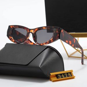 CAT EYE SUNGLASSES BGA Solglasögon Kvinnor Solglasögon Mens Glasögon Summer Seaside Personlighet Solglasögon Bred Mirror Leg Letter Logo Fashion Märke Factory Outlet