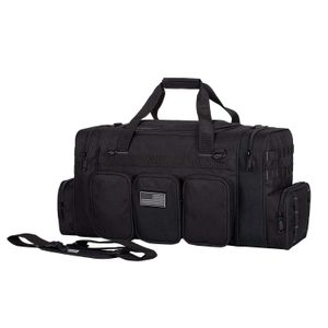 Outdoor-Taschen 22-Zoll-Tactical Duffel Bag Military Gun Range Travel Gym Schwarz 230619