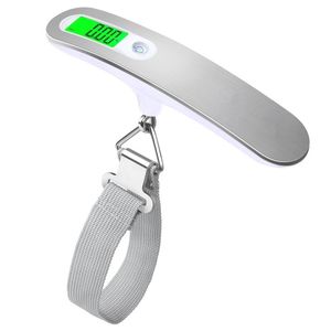Weight Scales Portable LCD Display Hook Scale Electronic Hanging Digital Luggage Scale 50kg 10g