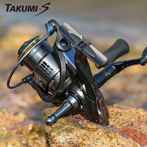 Baitcasting-Rollen TAKUMI Angelrolle 1000 3000 2500 Max. Zugkraft 18 kg 5,2 1 Spinning Doppelgriff Griff Goods Fresh Pesca 230619